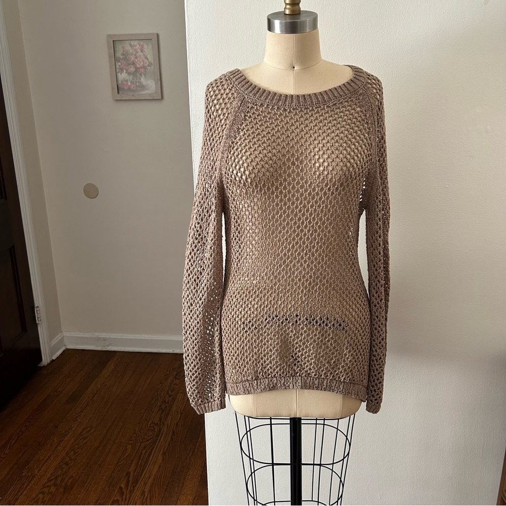 Y2K WDNY Netted Oversized Top